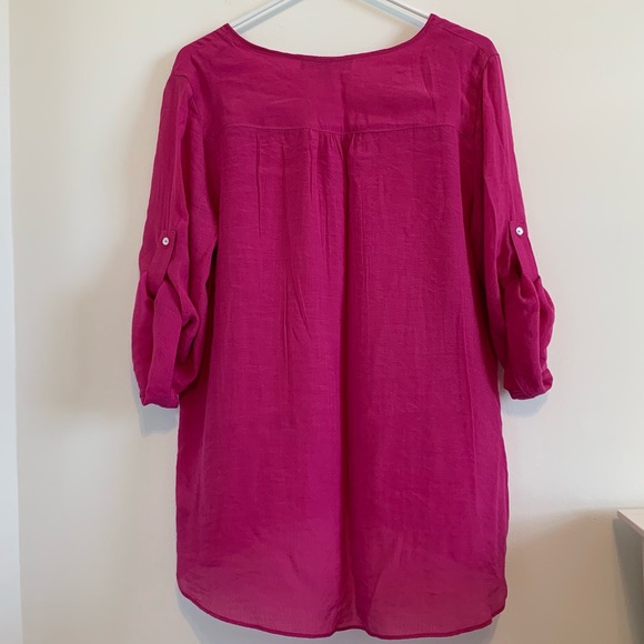 Hot Pink Blouse - Picture 2 of 5